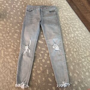 Tractr Kids Gray Distressed Jeans